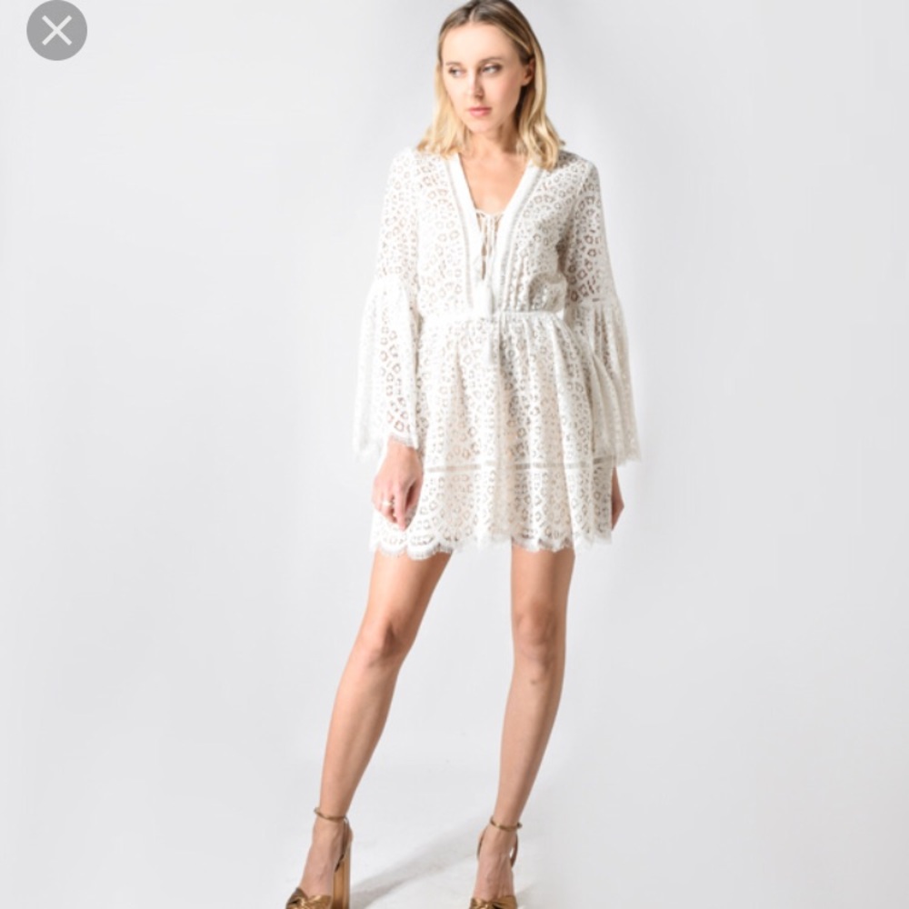 We are Kindred White Lace Dress